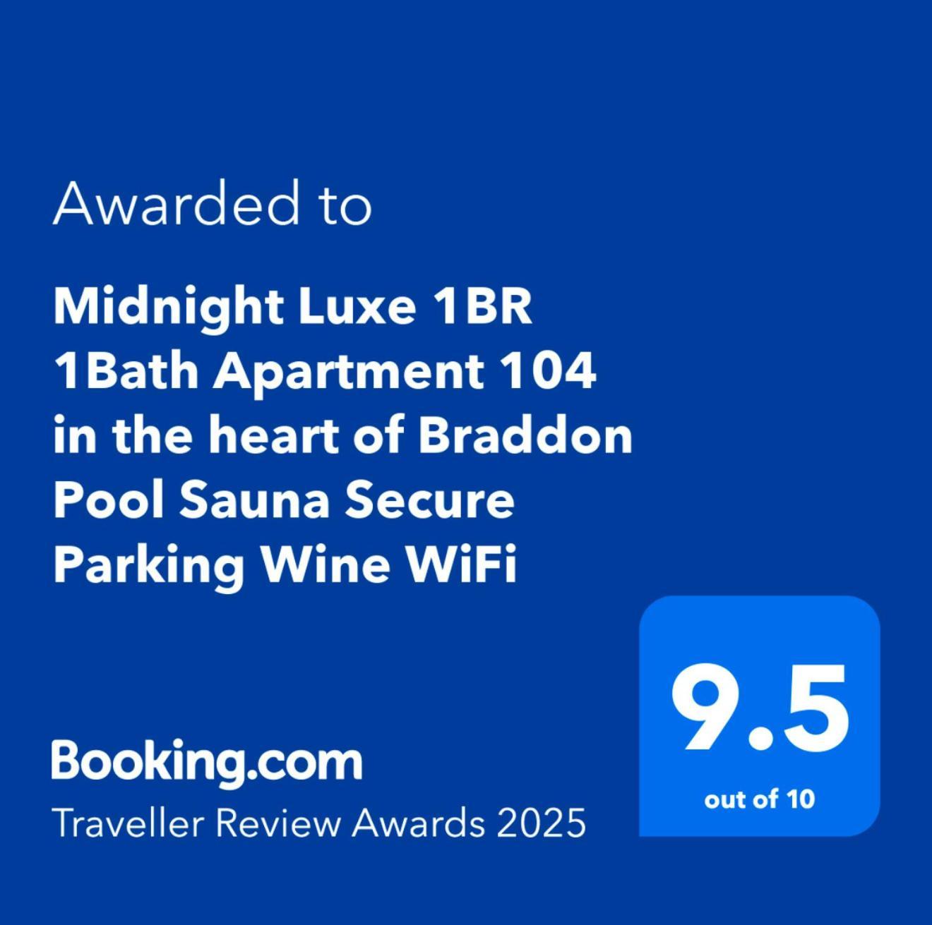 Midnight Luxe 1Br 1Bath Apartment 104 In The Heart Of Braddon Pool Sauna Secure Parking Wine Wifi 캔버라 외부 사진